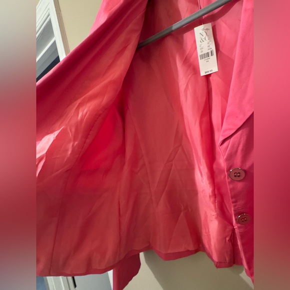 NWT New York & Company Women's Pink Blazer - Picture 7 of 14